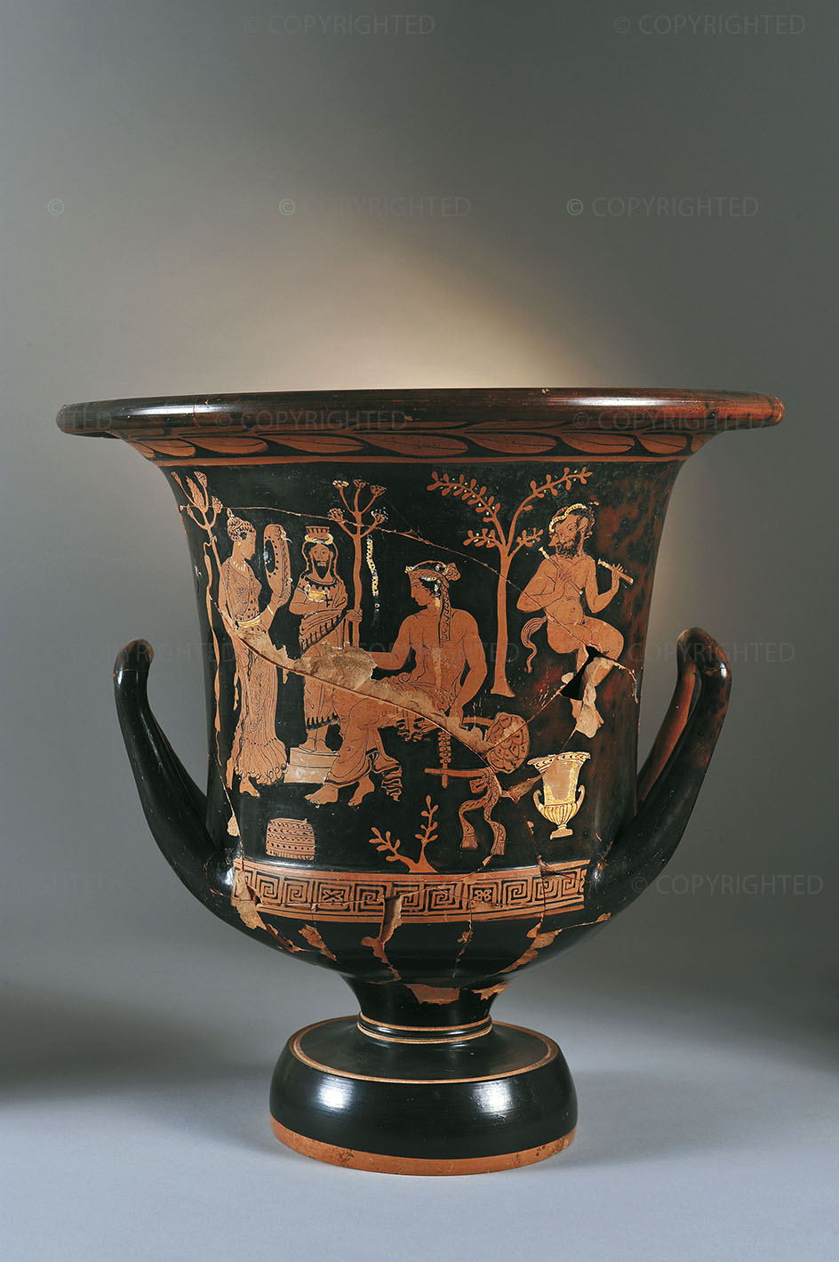Red-figure kalyx krater